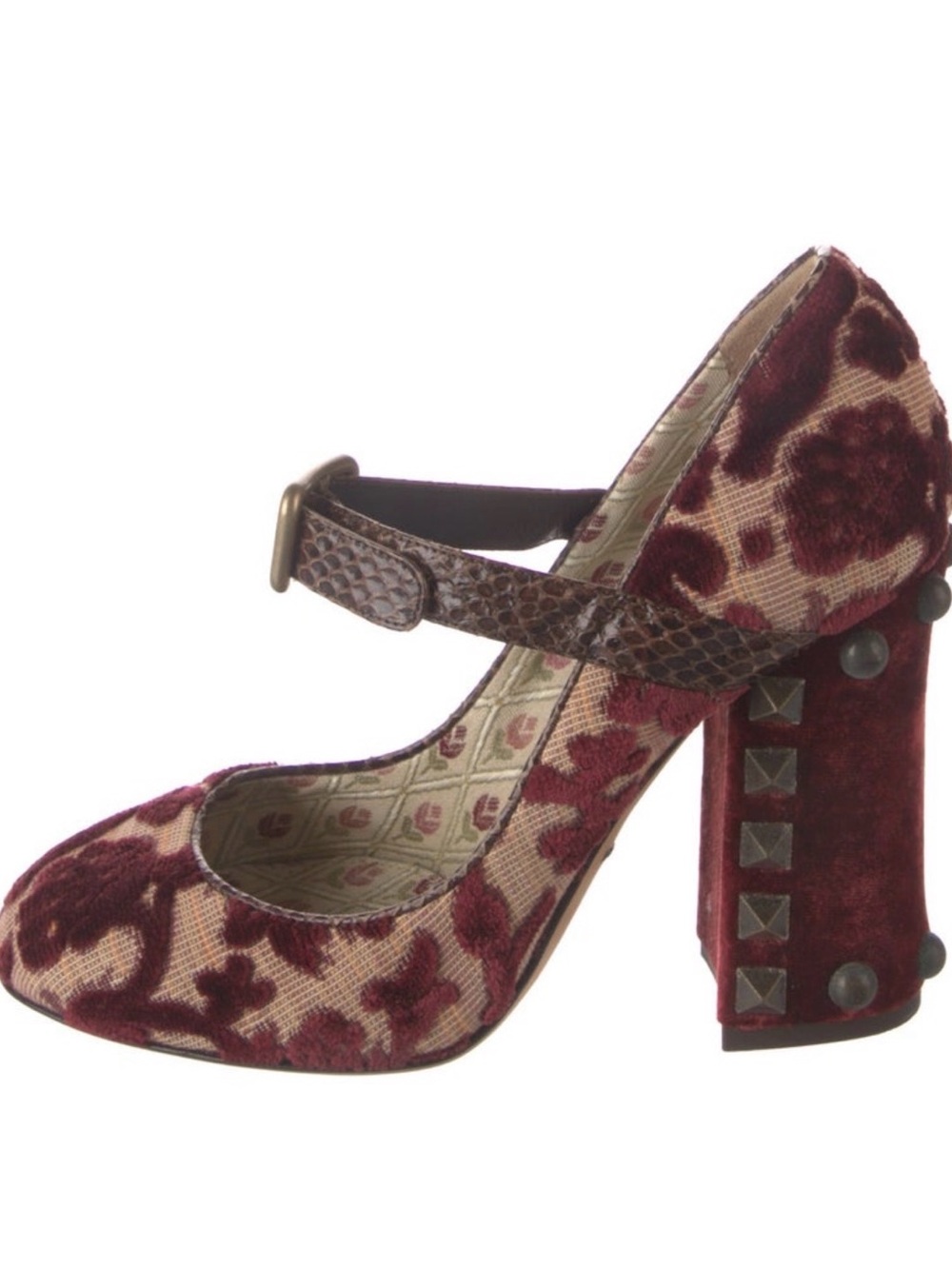 Dolce&Gabbana velvet pumps